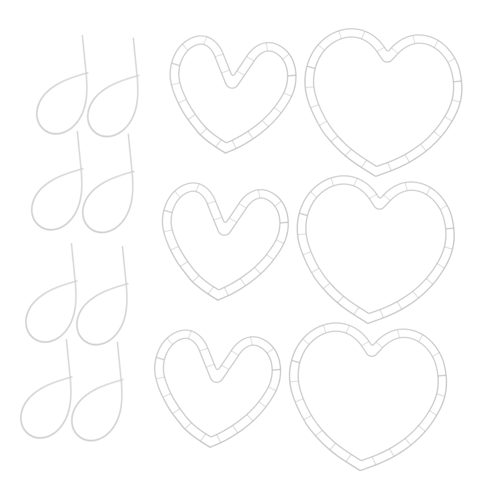 AUTSUPPL Flower Rack for Bouquets Plastic Flower Holder Frame Floral Arrangement Kit