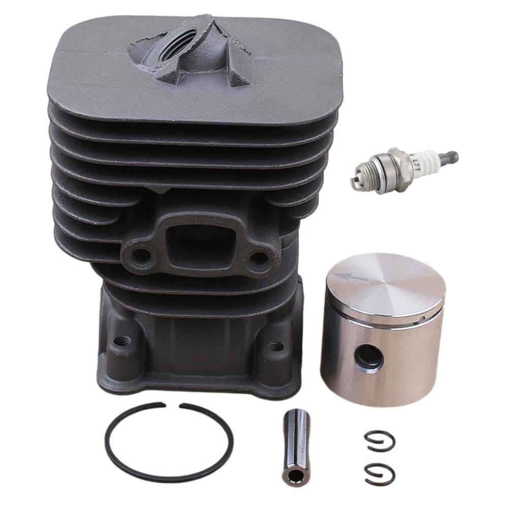 de segmento de pistón con un espacio de 35 mm compatible con 124L 125R Las piezas de reemplazo se adaptan a la cortacésped del césped