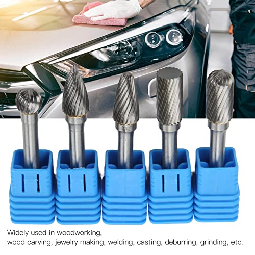 Set 5 Piezas Fresas de Carburo para Tallado Metal Madera miniatura 7