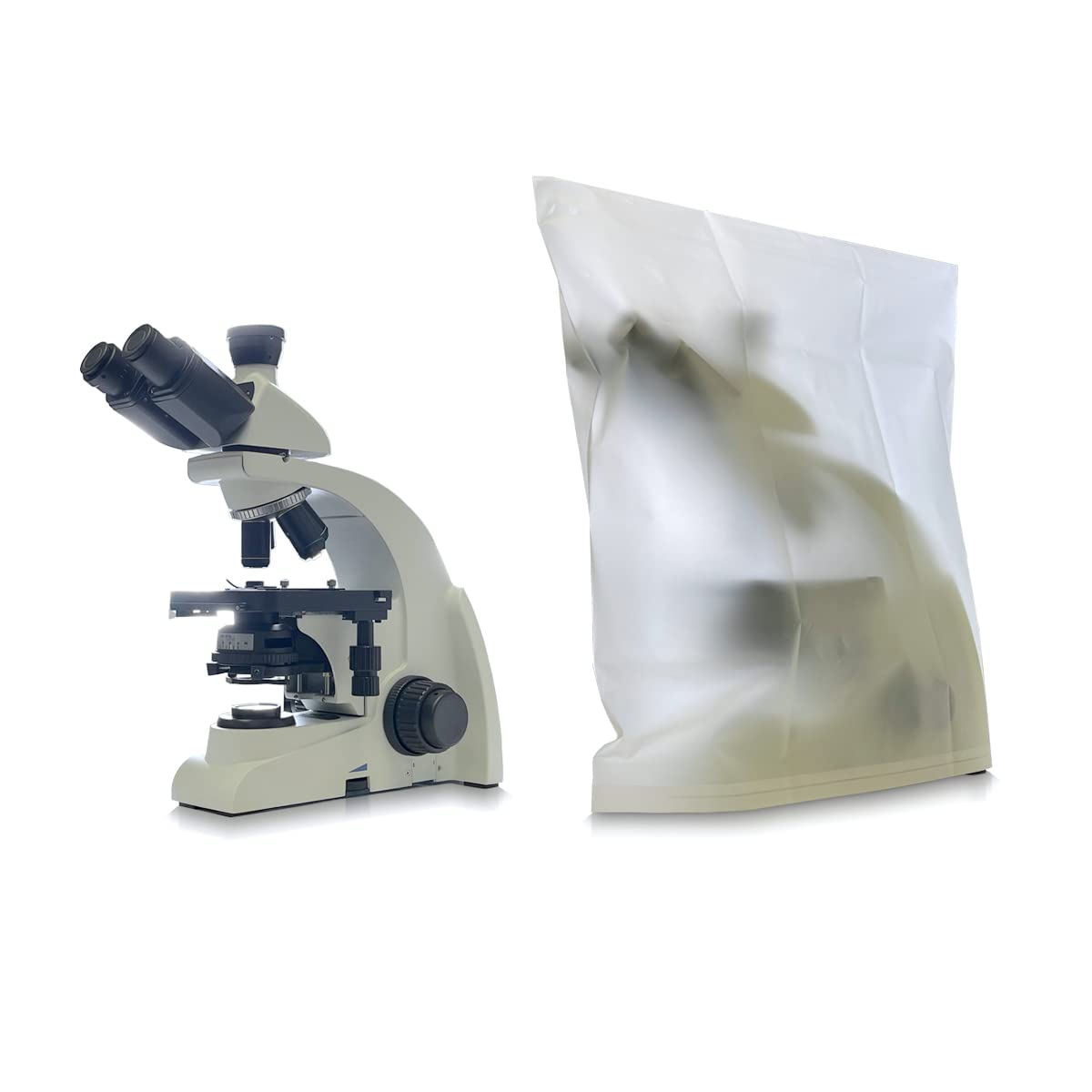 Microscope Dust Cover, Plastic White (19x19.25 inches