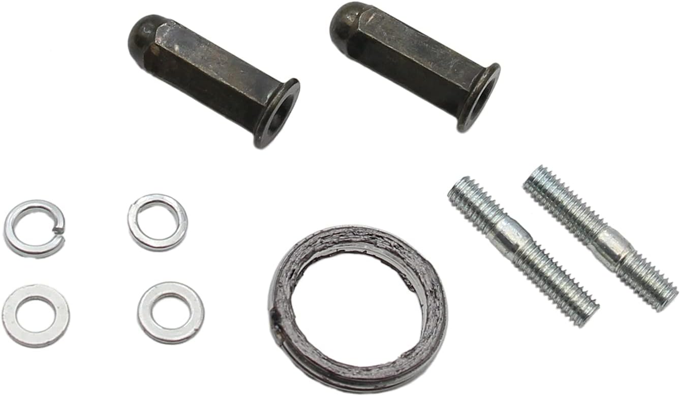 Exhaust Bolt Stud Nut Gasket for Scooter GY6 50cc 125cc 150cc QMB139 152QMI 157QMJ Taotao Jonway