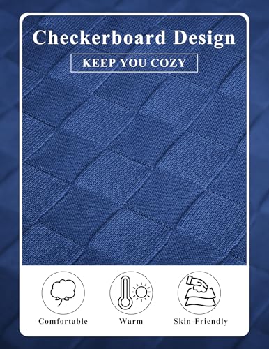 COOFANDY Quarter Zip Pullover Men Dress Sweaters Long Sleeve Jacquard Checkered Sweater2