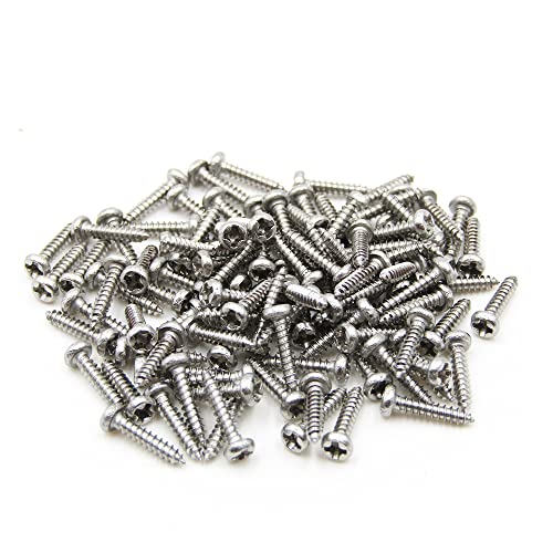 Tornillos autorroscantes pequeños cabeza pan M1.2x3mm acero inoxidable