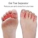 Skyfoot’s Toe Separators, Bunion Corrector, Toe Straightener, Bunion Relief, Toe Spacer for Yoga and Toe Relaxing, Hammer Toe for Women and Men - 1 Pair (Pink)