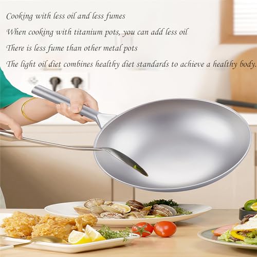 Wok de Titanio con Tapa 32 cm miniatura 4