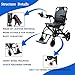 [2026 Model] Power Wheelchair Lightweight Foldable, World's Lightest Electric Wheelchair Only 30 lbs for Adults & Seniors, Airline Approved, Travel-Friendly, All-Terrain Motorized Wheel Chair
