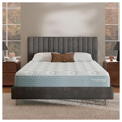 Molecule CopperWELL 13" Hybrid Cooling Gel Memory Foam and Encased Coil Medium Firm Mattress, King