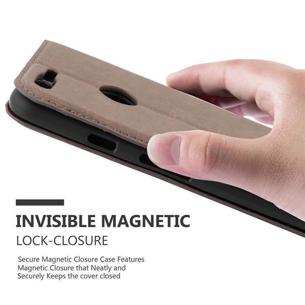 Cadorabo Custodia Libro Per Google Pixel 3a – Colore Bruno Café | Portafoglio Con Vani Carte, Chiusura Magnetica E Funzione Stand - 2