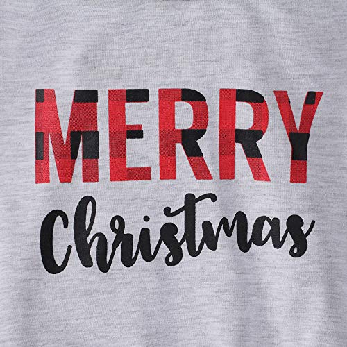 Duanyozu Toddler Baby Girl Boy Merry Christmas Sweater Shirt Tops Pullover Sweatshirt Fall Winter Outfit Clothes (E-Merry Christmas Grey, 18-24 Months) #TOP2