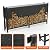 WALMANN Heavy-Duty 8 ft Firewood Rack with Waterproof Cover & Firewood Carry Bag, Outdoor Indoor Wood Log Holder for Fireplace, Patio & Porch, Sturdy Steel Fire Wood Storage Stand