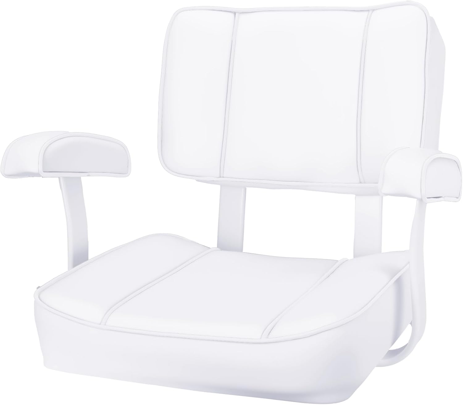 Boat Seat, Boat Fishing Chair Made of Super Soft Microfiber Leather, Waterproof and Durable, Suitable for Yachts, Pontoons, Easy to Install