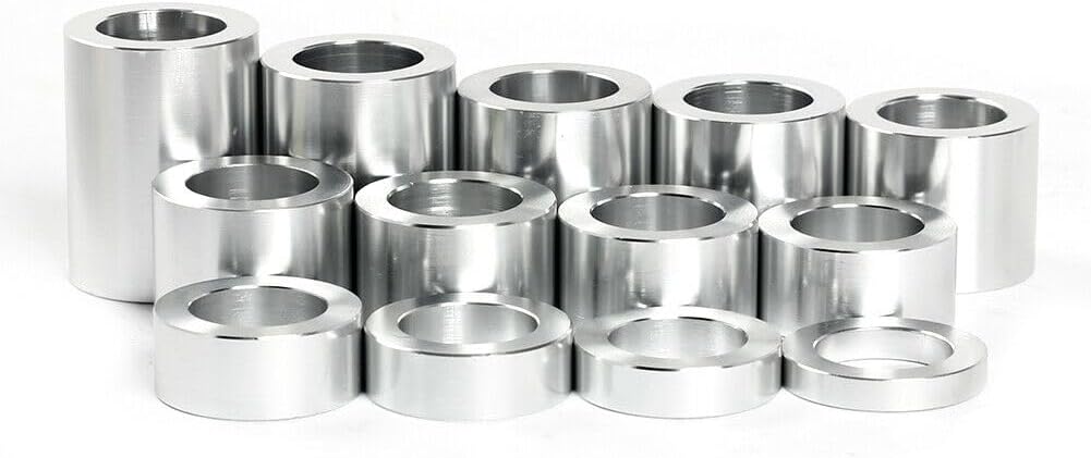 TOFR Chrome 13 Piece OD. 1.5" Wheel Spacer for 25mm Axle For Harley Touring Road King Electra Glide Road Street Glide Softail Breakout Springer Night Train Dyna Wide Glide Sportster 883 1200 08-23