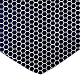 SheetWorld Fitted Cradle Sheet - Navy Honeycomb - Made In USA - 18 inches x 36 inches (45.7 cm x 91.4 cm)
