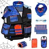 Lehoo Castle Gilet Tactique Enfants pour Nerf N-Strike Elite Series, avec...