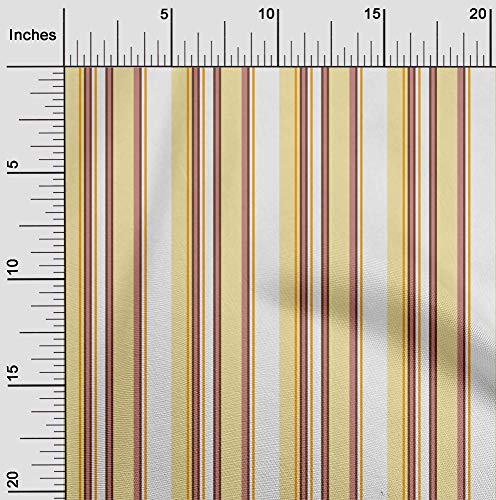 oneOone Jersey De Viscose En Tissu Bayadère Bande Tissus Imprimés Au Mètre 60 Pouces De Large