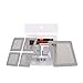 by.RHO Window and Door Screen Repair Patch kit. 25 Patches, Black (1⅞