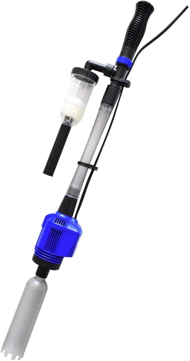 TAME 220V Powerful Suction Aquarium Electric Syphon Operated Fish Tank Sand Washer Vacuum Gravel Water Changer Siphon Filter Cleaner