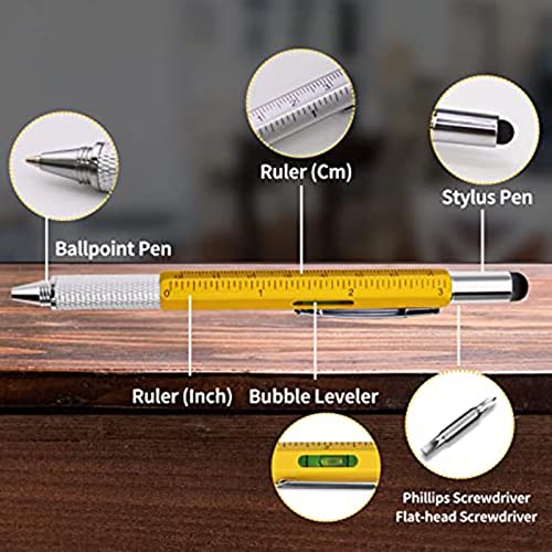 6-in-1 Multitool Pens Set - 8pcs EDC Gadgets for Home & Travel - Image 6