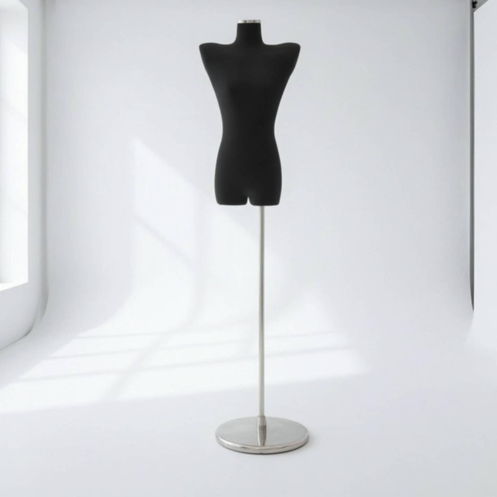 Schaufensterpuppe Damen Torso Büste Schneiderpuppe Schneiderbüste Kleiderpuppe Formstabil mit Schmaler Taille Zeigt Fall Und Schnitt von Blusen Und
