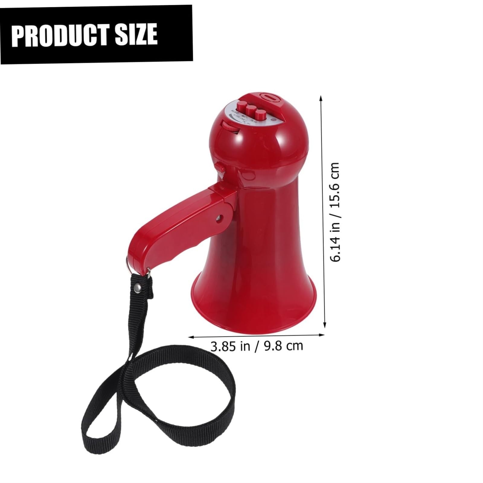 Megafono Altoparlante Altoparlante Megafono Portatile per Altoparlante Sportivo Amplificatore Vocale Altoparlante per Cheerleader Megafono Bullhorn