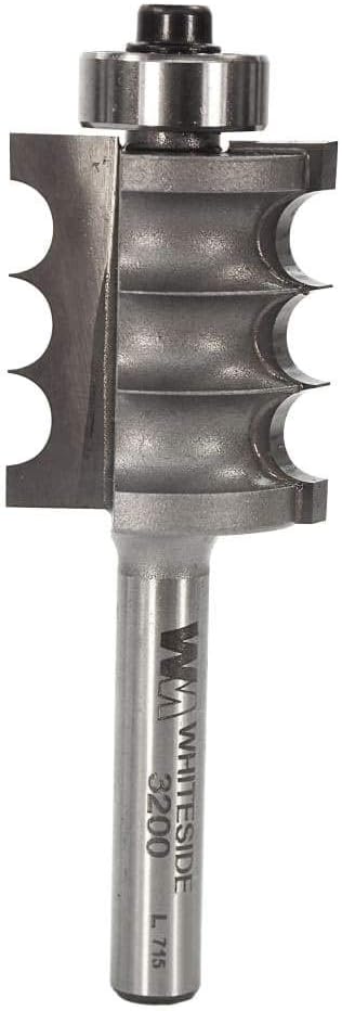Whiteside Router Bits 3200 Multi-Beading Bit with 1/8-Inch Radius, 7/8-Inch Large Diameter and 1-Inch Cutting Length