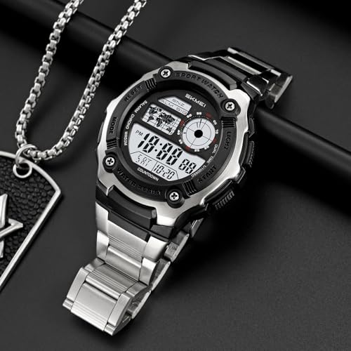 SKMEI Digital Men's Watches with Luminous Display Sports Military Womens Watches Fashion Unisex Wrist Watches3