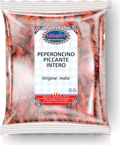 PEPERONCINO INTERO: Il clima giusto, crea le condizioni perfette per la fioritura delle nostre piante, che vengono poi essiccate al sole delicatamente, per conservarne intatti i caratteristiche aromatiche ed i suoi profumi naturali.
