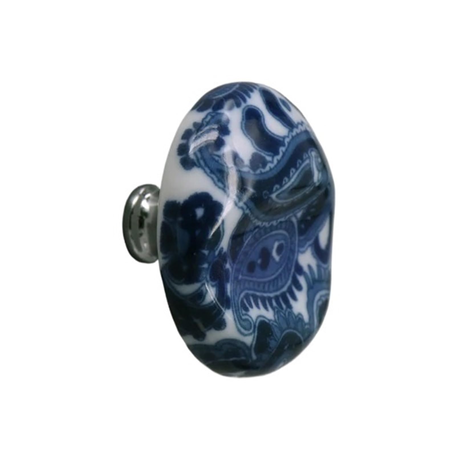 Kifsdlf Color4 Ceramic Handles And Knobs Handicraft Blue Drawer Dresser Handle Door Pulls Furniture Hardware For Cupboard Wardrobes Furniture(Color4)