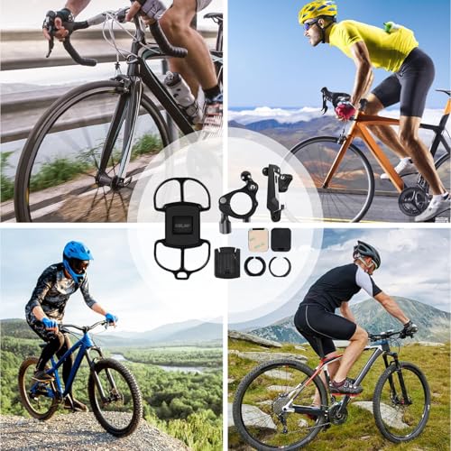 Porte-téléphone pour vélo à pince universelle rotative 360 et anti-choc - 4