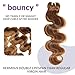 13A Double Drawn Highlight Honey Blonde Thick Raw Virgin 3 Bundles Human Hair Body Wave, Shed Free Colored 4/27 Real Piano Color Ombre Human Hair Bundles Quick Weave 20 22 24 Inch