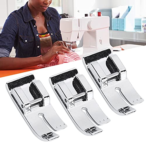 Set de 3 Pies Prensatelas de Acero Inoxidable para Coser miniatura 6