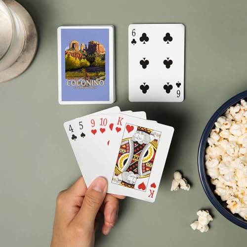 Lantern Press Naipes Poker 52 Cartas Coconino National Forest miniatura 2