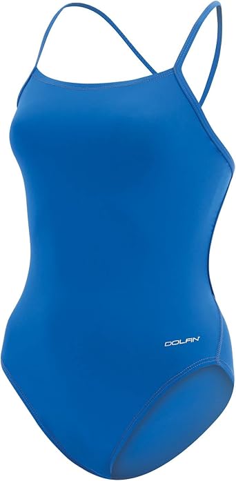 DOLFIN Womens Graphlite Solid Cross Back Swimsuit