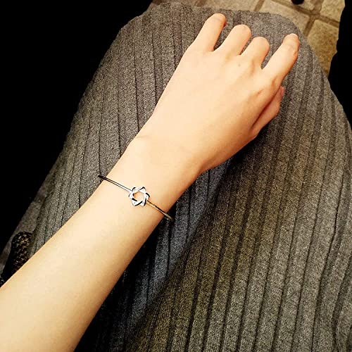 Pulsera con estrella de David ajustable contra pérdidas para mujer moderna 5