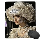 小型 ゲーミング マウスパッド 優雅な女 キーボードパッド マウスマット デスクマット 小型 ゴム底 エレコム 光学式 マウス対応 滑り止め 耐久性 良い おしゃれ かわいい 防水 サイバーカフェ オフィス最適 適度な表面摩擦 男性のプレゼント 30x25 cm jp-1137