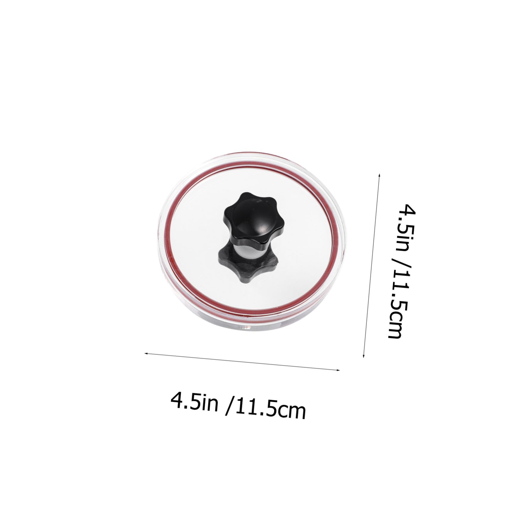 jojofuny 1pezzi Acrylic Record Label Saver Protezione Per Pulizia Dischi Vinile Con Manico Ergonomico e Design Compatto