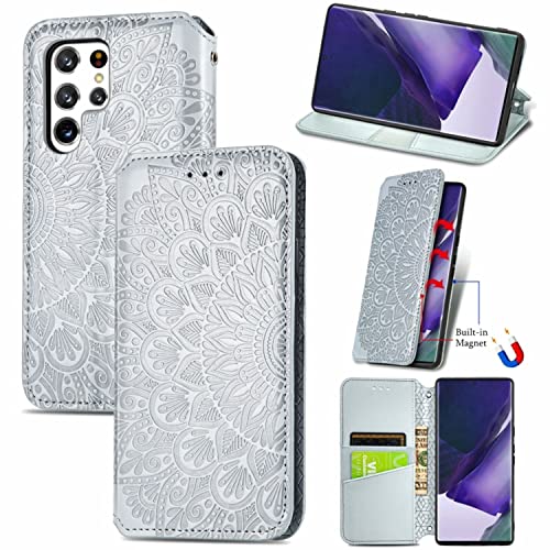Coque Samsung S22 Ultra 5G argent anti-choc étui de protection rigide