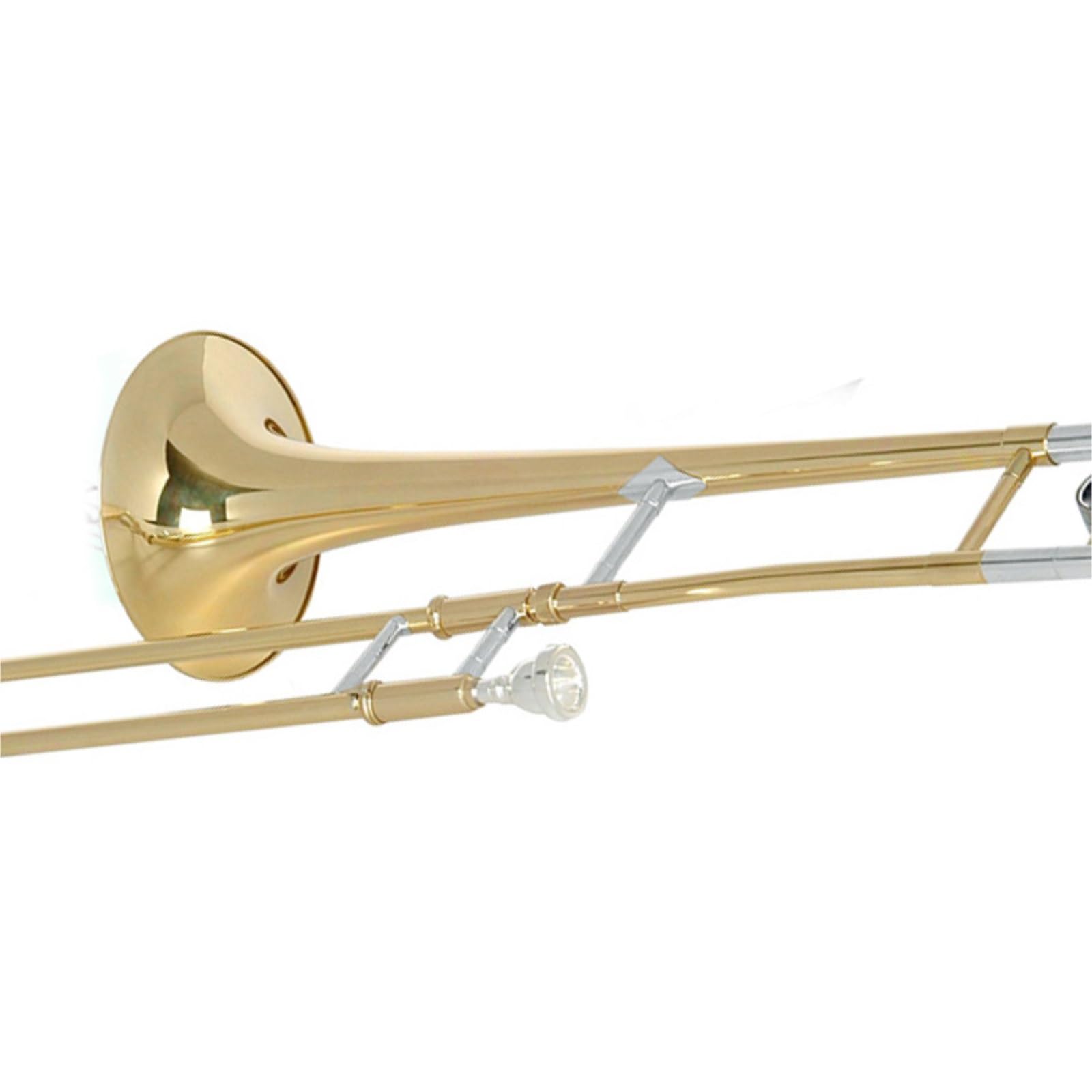 Zestaw instrumentów dętych blaszanych trąbka Instrument Dęty Puzon Tenorowy B Dur Ze Zintegrowanym Dzwonkiem I Futerałem