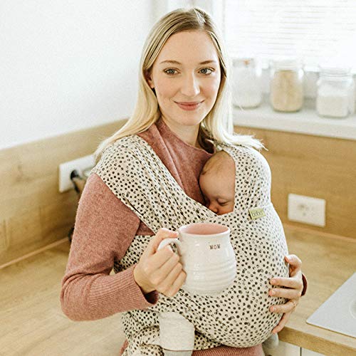 Image of Boba Baby Wrap Carrier - Original Baby Sling Carrier for Newborns (7-35 lbs), Soft, Secure, Hands-Free & Ergonomic, Ideal for Comfortable Bonding, New Parents (Serenity Cobblestone)