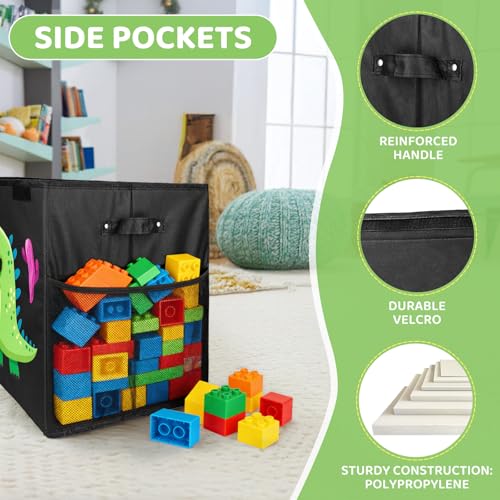 Extra Groß Aufbewahrungsbox mit Deckel Kinder,130l Große Faltbare Spielzeugkiste mit Griff,Aufbewahrungsbox Kinder,Spielzeug Aufbewahrung Im Kinderzimmer für Kleidung Bücher Schlafzimmer,98*34*40cm