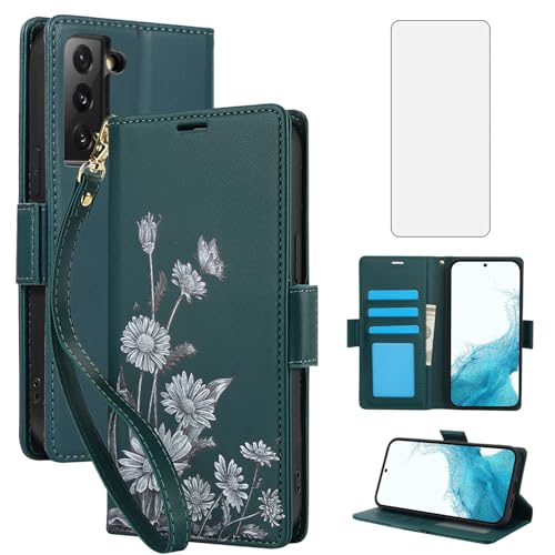 Coque Samsung S22 Plus YM026 anti-choc vert mat durable