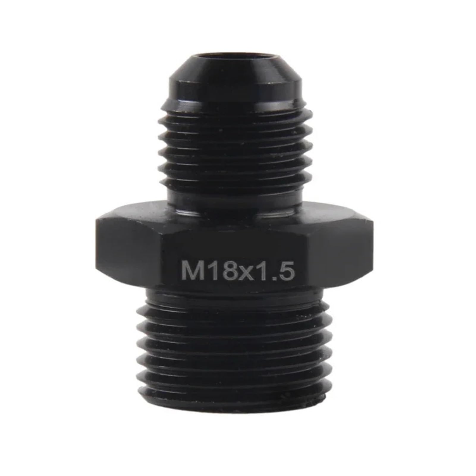 Corelix Men's An8-M18-1.5 Bk An8 To M12 M16 18X1.5 Thread Adapter Fitting For Fuel Oil Systems(An8-M18-1.5 Bk)