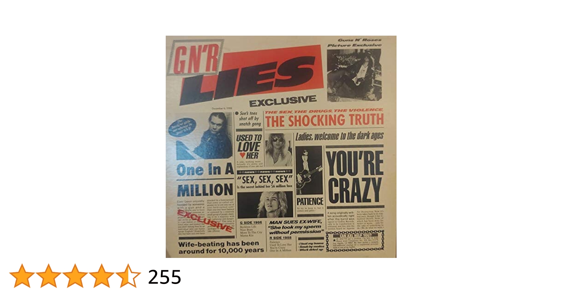 G N R Lies (Vinyl): Amazon.ca: Music