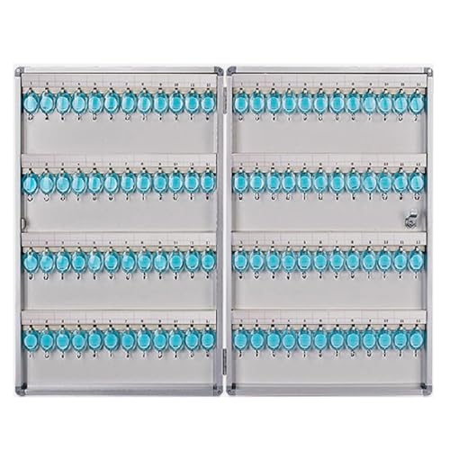 Armario de llaves de pared contra pérdidas con cerradura de aluminio Key R