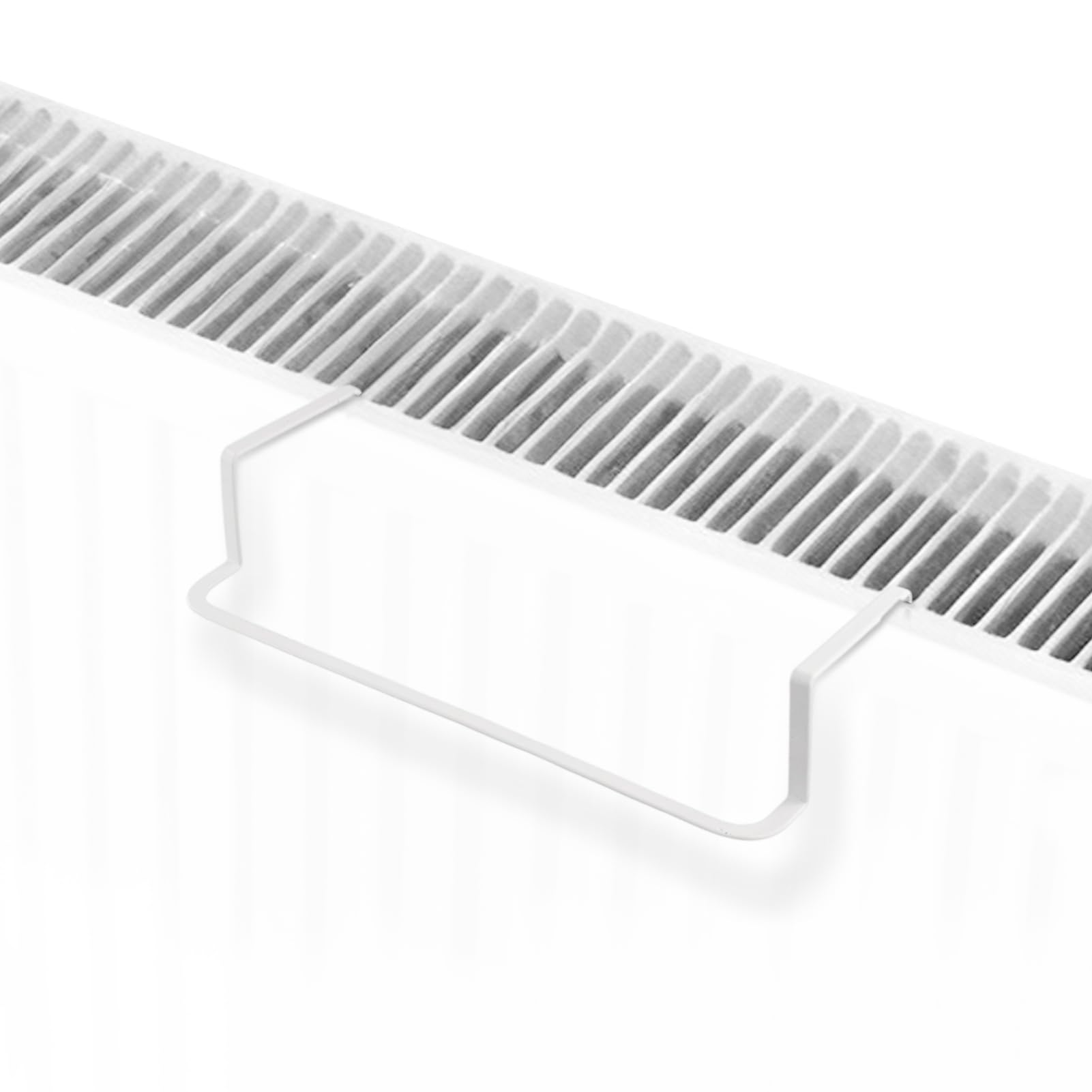 Towel Rail Radiator, Heating For Towel Rail Drying Rack For Towels Clothes And Socks For Radiator Mounted(White)