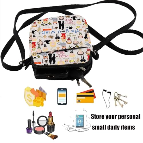 PXTIDY Movie Crossbody Bag 80s Movie Princess Messenger Bag Crossbody Purse Princess Movie Bride 1987 Gifts3