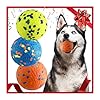 Mankoda Dog Balls, Indestructible Tennis Balls for Dogs, Durable Bouncy Dog Toy Balls for Aggressive Chewers, Interactive Dog Toys for Fetch Game, Lightweight Floating Dog Toys