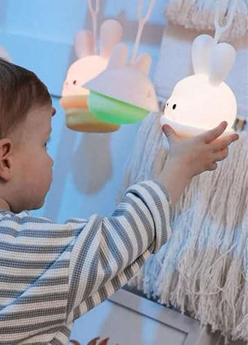 Miniatura 6 de Luz nocturna de bebé para cunas  Luz LED portátil recargable para habitación de niños pequeños luz nocturna colgante con función de sincronización y
