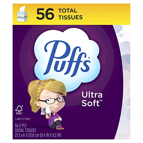 Listado de Puffs pera del mes. 42 Puffs Ultra Soft Non-Lotion Facial Tissues, 1 Cube Box, 56 tissues per cube