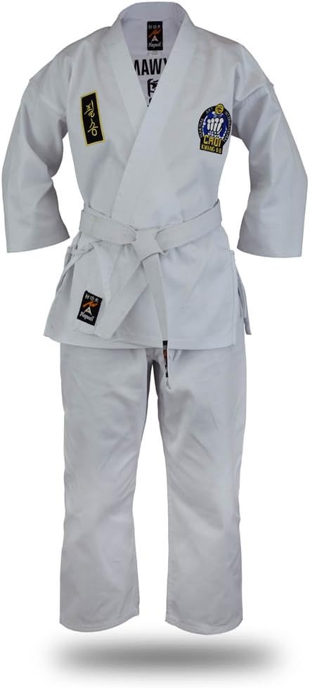 Playwell Martial Arts White Choi KwanG Do Student STudent Suit - 0/130CM